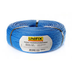 Канат поліпропіленовий 5мм 200м UNIFIX