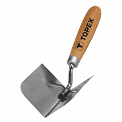 Кельма штукатурна нержавіюча для внутрішніх кутів 85х60 мм