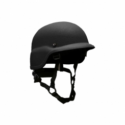 Кевларовий шолом із закритими вухами (чорний)