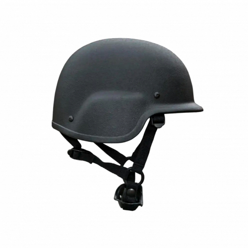 Кевларовий шолом із закритими вухами (чорний)