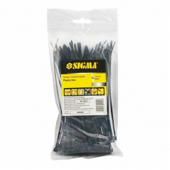 Хомут нейлон 4,8*400мм 50шт (чорний) Sigma (2502271)