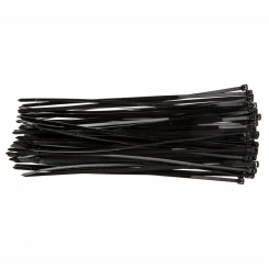 Хомути 4,8 x 300 мм, 75 шт. чорні