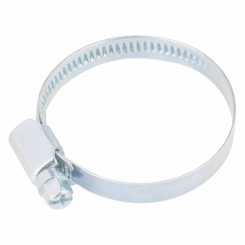 Хомути з нержавіючої сталі, стандартне болтове кріплення 10-16 мм, 100 шт/уп, ширина 9 мм, Сибртех