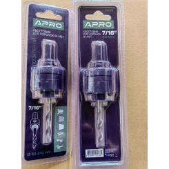 Хвостовик для коронок Bi-Met 7/16'' HEX Ø32-210мм (усиленный) APRO