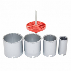 Кільцеві коронки з вольфрамовим напиленням Ø33; 53; 67; 73мм Sigma (1512051)