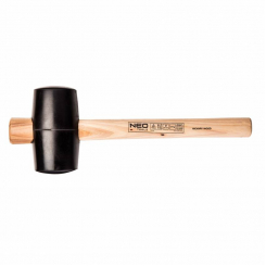 Киянка гумова 75 мм/680 г, рукоятка з гікорі