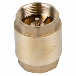 Клапан зворотний F1 1/4"xF1 1/4" (латунь) euro 410г AQUATICA (779656)