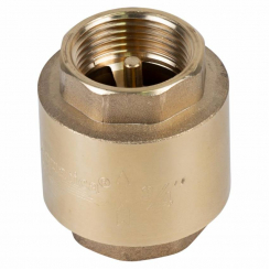 Клапан зворотний F3/4"xF3/4" (латунь) euro 205г AQUATICA (779652)