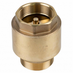 Клапан зворотній M1 1/2"xF1 1/2" (латунь) euro 680г AQUATICA (779659)
