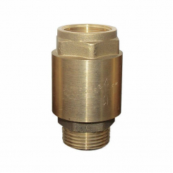 Клапан зворотний (посилений) 1"Mx1"F (латунь) euro AQUATICA (779655)
