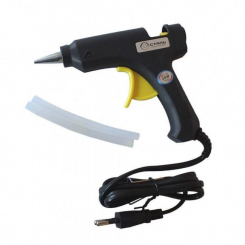 Клейовий пістолет 20W зі стрижнями 2 шт. 7,2 х150 мм. Сталь, 80120