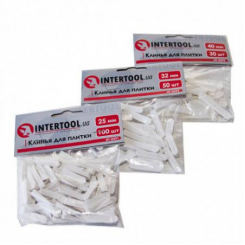 Клини для плитки 25 мм / 100шт INTERTOOL HT-0391