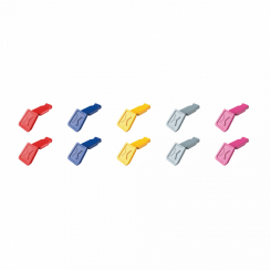 Кліпса для кольорового маркування ручки KNIPEX 00 61 10 C V01 ColorCode, MIX 10шт.