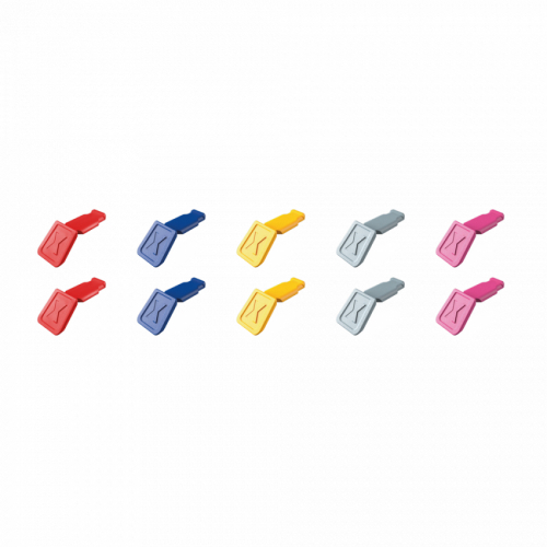 Кліпса для кольорового маркування ручки KNIPEX 00 61 10 C V01 ColorCode, MIX 10шт.