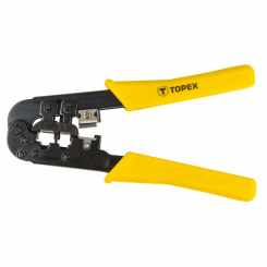 Кліщі для обтиску телефонних наконечників 6P, 8P TOPEX 32D408