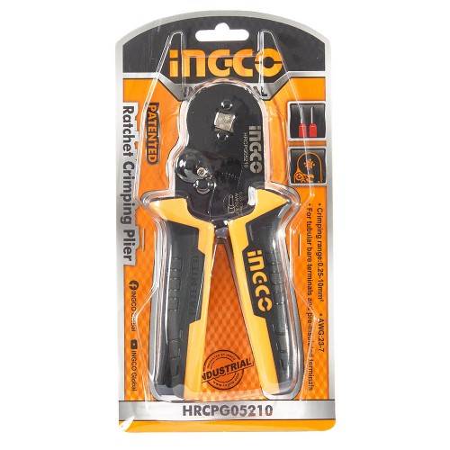 Кліщі для обтиску втулкових наконечників 0,25-10 мм INGCO INDUSTRIAL