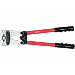 Кліщі-прес ручні YATO для обтискання кабелів Ø= 6, 10, 16, 25, 35, 50 мм², l= 390 мм [10]