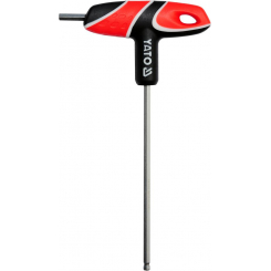 Ключ 6-гранний М 5 мм з кульовим наконечником та рукояткою l= 140 мм, шт