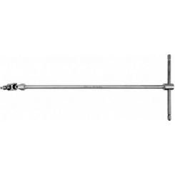Ключ Т-подібний з карданом YATO до торцевих головок із квадратом 1/4", 180 х 450 мм.