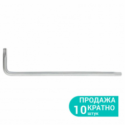 Ключ TORX з отвором T10 (Ø3мм) CrV Sigma (4021911)
