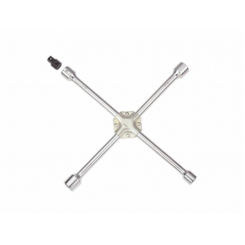 Ключ балонний хрестовий 4 головки (17, 19, 21, 22 мм) з квадратом 1/2"