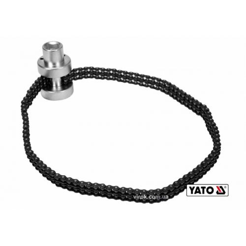 Ключ до масляного ланцюгового фільтра YATO: квадрат-1/2", Ø=75-170 мм, Cr-V