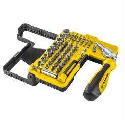 Ключ і викрутка з насадками, набір 68 шт