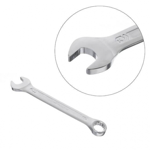 Ключ комбінований 14 мм, STORM, Cr-V, покриття сатин-хром INTERTOOL XT-1014