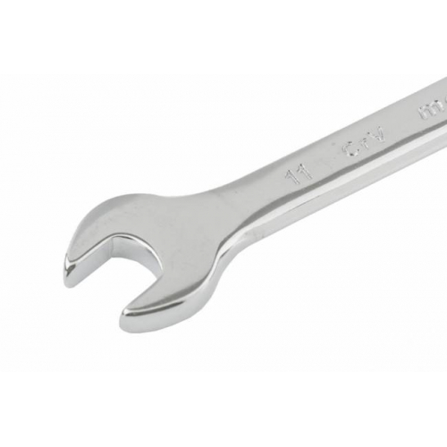 Ключ комбінований 11 мм, CrV, полірований хром, MTX