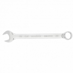 Ключ комбінований 20 мм, CrV, полірований хром, MTX