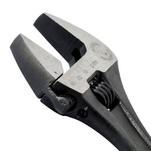 Ключ розвідний 250 мм, Cr-V, чорний, фосфатований INTERTOOL XT-0060