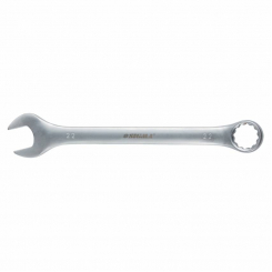 Ключ ріжково-накидний 22мм CrV satine з підвісом Sigma (6021671)