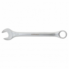 Ключ ріжково-накидний 28мм CrV satine з підвісом Sigma (6021731)