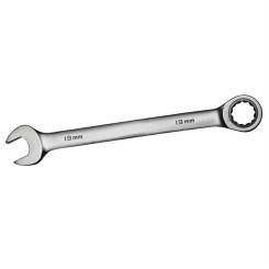 Ключ ріжково-накидний тріскачковий 21мм CrV satine Sigma (6022211)