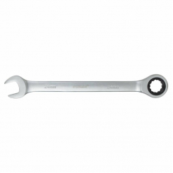 Ключ ріжково-накидний тріскачний 24мм CrV satine Sigma (6022241)