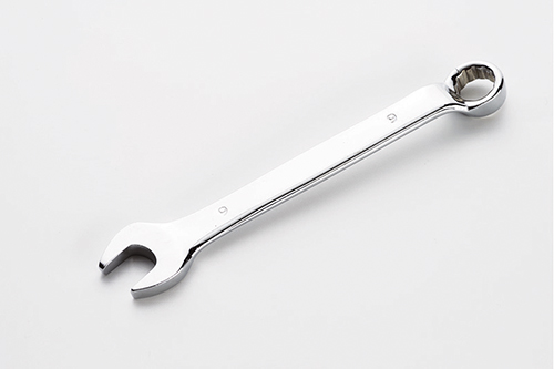 Ключ рожково-накидний глибокий CrV 9мм СИЛА