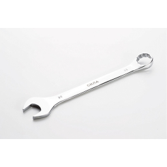 Ключ рожково-накидний полірований CrV 32мм СИЛА