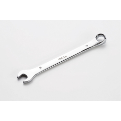 Ключ рожково-накидний полірований CrV 9мм СИЛА
