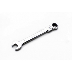 Ключ рожково-накидний з тріскавкою та шарніром CrV 8мм СИЛА