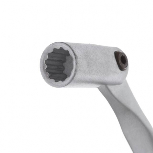 Ключ ріжково-накидний шарнірний 9 мм, Cr-V, покриття сатин-хром INTERTOOL XT-1409