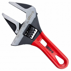 Ключ розвідний з тонкими губками укорочений 155мм, 0-41мм CrV Ultra (4100232)