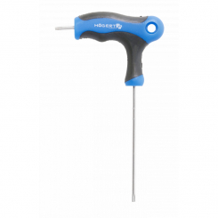 Ключ типу T, довгий HOEGERT TAMPER TORX (з отвором) HT1W877
