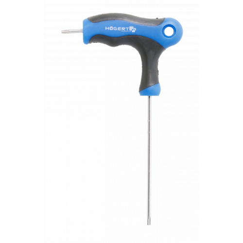 Ключ типу T, довгий TT10 HOEGERT TAMPER TORX (з отвором) HT1W869