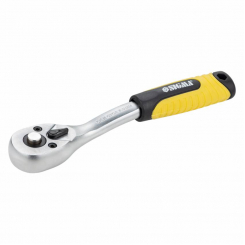 Ключ-трещотка с изогнутой ручкой 1/4" 150мм 72T CrV Sigma (6050071)