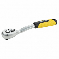 Ключ-трещотка с изогнутой ручкой 3/8" 200мм 72T CrV Sigma (6050081)