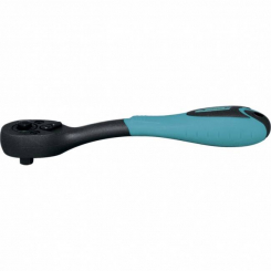 Ключ-тріскачка 3/8" Comfort зі швидким скиданням, 72 зуби, CrV, двокомпонентна рукоятка, GROSS