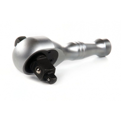 Ключ-тріскавка з металевою ручкою 2-х сторонній CrV ½ / ⅜ / ¼ 72 Т  (APRO)