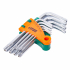 Ключі TORX 9шт T10-T50мм CrV (короткі з отвір) Grad (4022275)