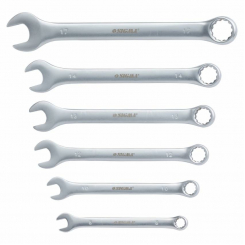 Ключі ріжково-накідні 6шт 8-17мм CrV satine Sigma (6010101)