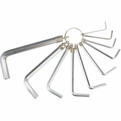 Ключі шестигранні 1.5-10 мм, набір 10 шт.